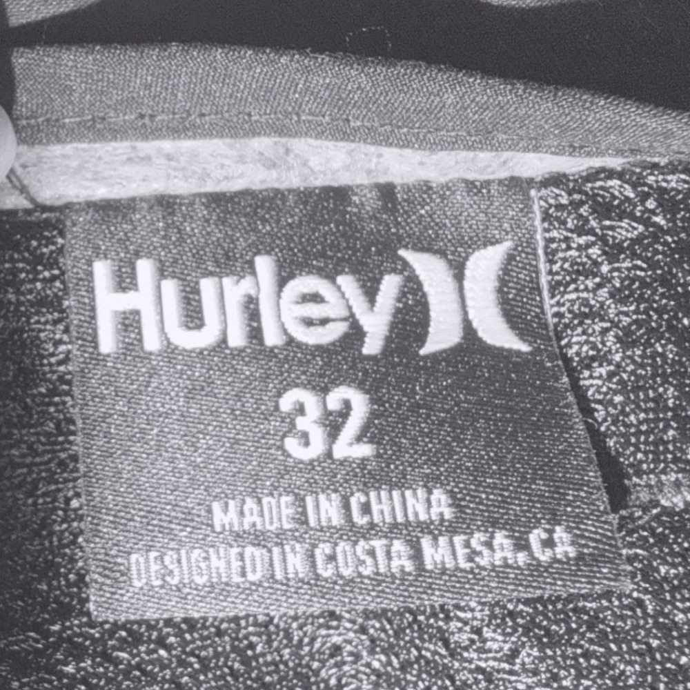Hurley One & Only Walkshort Mens 32 Black Hybrid Quick Dry Water to Casual NWT - Picture 9 of 12